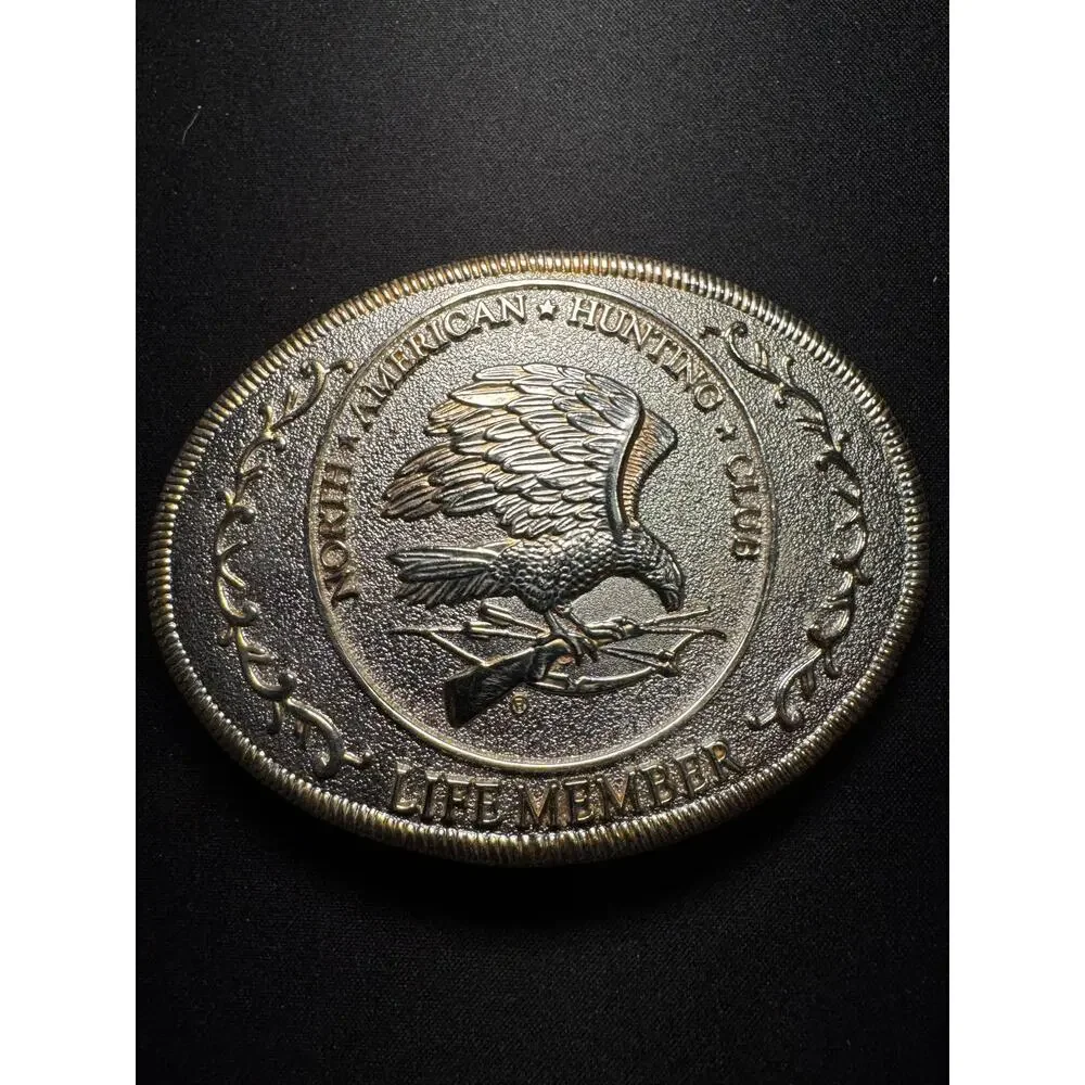 North American Hunting Club Life Member Belt Buckle
